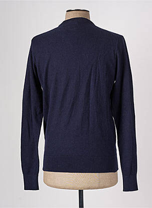 Pull stretch manches longues bleu DOPPELGÄNGER homme