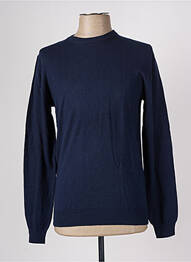 Pull stretch manches longues bleu DOPPELGÄNGER homme