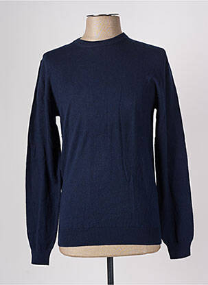 Pull stretch manches longues bleu DOPPELGÄNGER homme