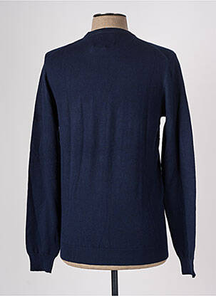 Pull stretch manches longues bleu DOPPELGÄNGER homme