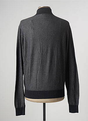 Gilet manches longues tissage chiné gris DOPPELGÄNGER homme
