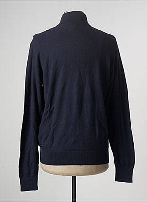 Gilet manches longues finition bords-côtes bleu DOPPELGÄNGER homme