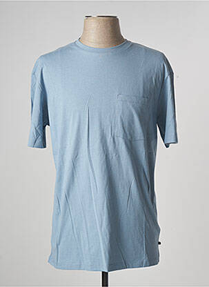 T-shirt stretch manches courtes bleu BONOBO homme