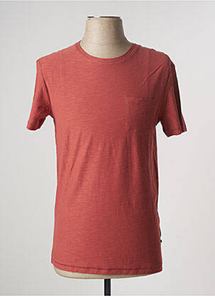 T-shirt coupe cintrée manches courtes marron BONOBO homme