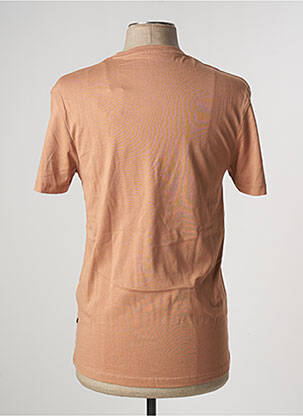 T-shirt coupe cintrée manches courtes marron BONOBO homme