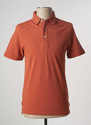 Polo stretch manches courtes marron DOPPELGÄNGER homme