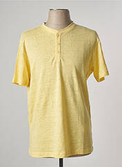T-shirt jaune CELIO pour homme seconde vue