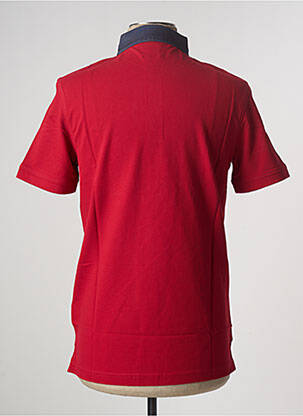 Polo stretch manches courtes rouge DOPPELGÄNGER homme