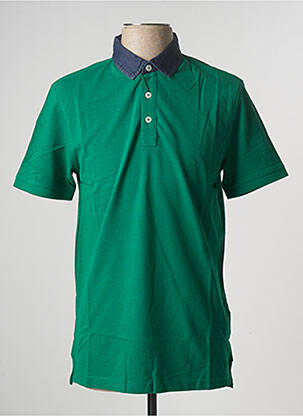 Polo stretch manches courtes vert DOPPELGÄNGER homme