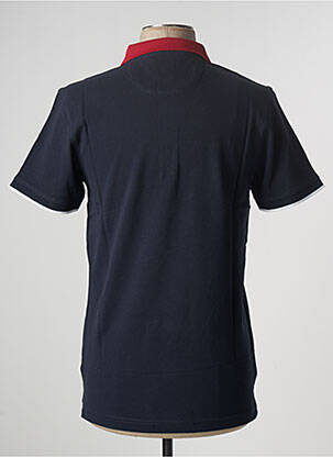 Polo coupe droite manches courtes bleu DOPPELGÄNGER homme