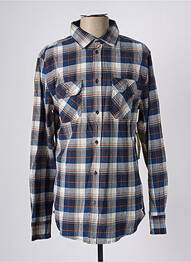 Chemise manches longues poches poitrine bleu HERO BY JOHN MEDOOX homme
