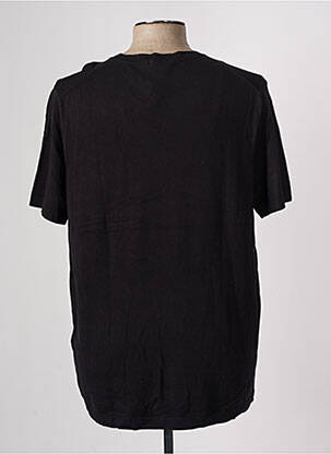 Pull stretch manches courtes noir CELIO homme