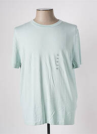 Pull stretch manches courtes vert CELIO homme