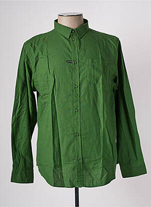 Chemise manches longues vert STOOKER pour homme