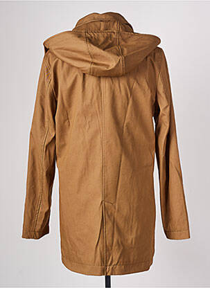 Trench coupe droite a capuche marron BONOBO homme