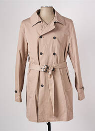 Trench col tailleur sans capuche beige DEVRED homme