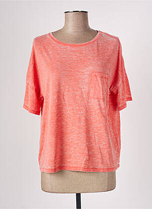 Top manches courtes manches courtes orange BONOBO femme