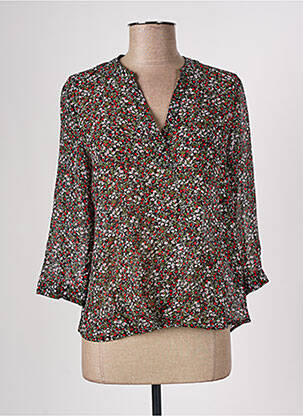 Blouse légère et transparente manches 3/4 noir CACHE CACHE femme