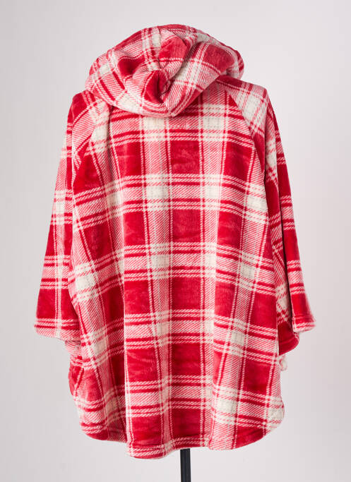 Poncho rouge VALEGE pour femme