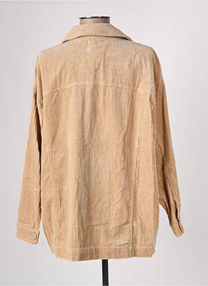 Veste casual coupe droite beige CACHE CACHE femme