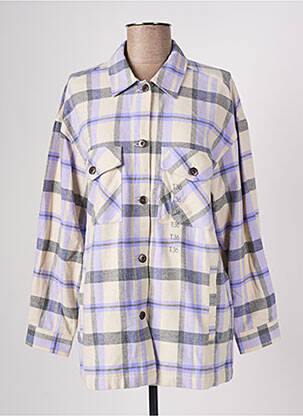 Veste casual coupe droite violet CACHE CACHE femme