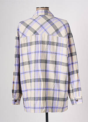 Veste casual coupe droite violet CACHE CACHE femme