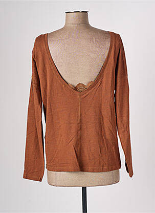 T-shirt manches longues manches longues marron BONOBO femme