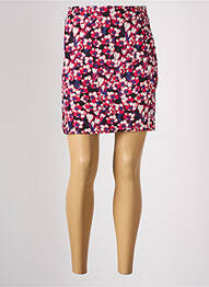 Jupe courte taille haute rose CACHE CACHE femme