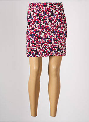 Jupe courte taille haute rose CACHE CACHE femme