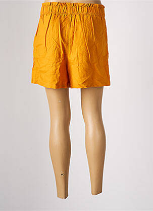 Short coupe fluide taille haute jaune CACHE CACHE femme
