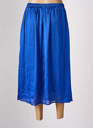 Jupe longue coupe évasée bleu BONOBO femme