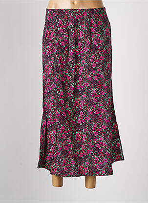 Jupe longue tissage crêpe rose BONOBO femme