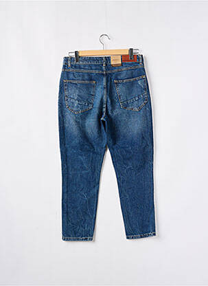 Jean coupe mom tissage chiné taille normale bleu DEVRED homme