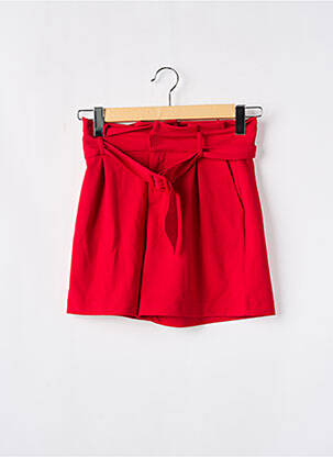 Short coupe fluide taille normale rouge CACHE CACHE femme