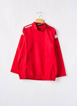 Coupe-vent sans capuche rouge KAPPA enfant