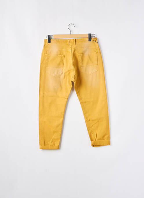 Jean coupe Mom jaune DEVRED pour homme