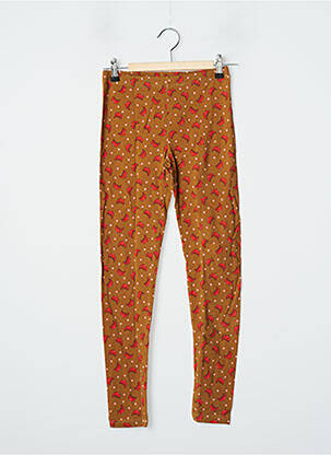 Legging tissage jersey taille normale marron PRINCESSE TAM-TAM femme