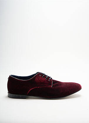 Derbies semelle amovible talon bas rouge AZZARO homme