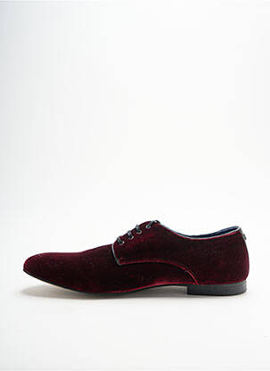 Derbies semelle amovible talon bas rouge AZZARO homme