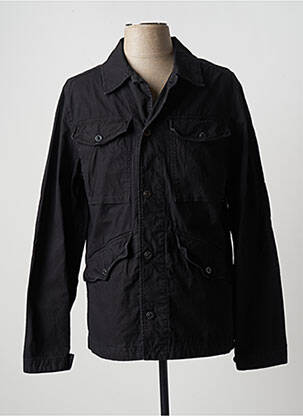Veste casual fermeture boutonnée sur le devant noir G STAR homme