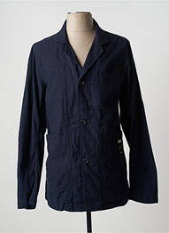 Veste casual fermeture boutonnée sur le devant bleu G STAR homme