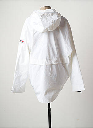 Coupe-vent poches a capuche blanc TOMMY HILFIGER homme