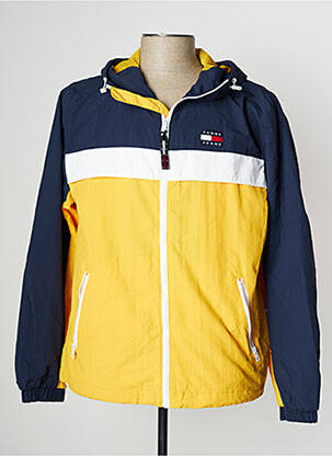 Coupe-vent poches a capuche jaune TOMMY HILFIGER homme