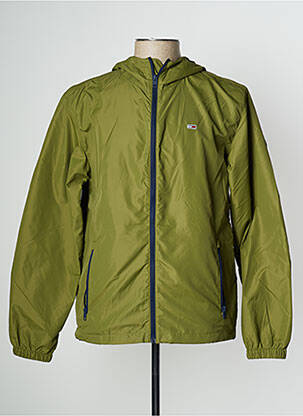 Imperméable poches sans capuche vert TOMMY HILFIGER homme