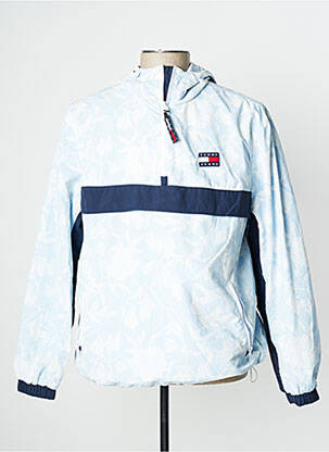 Coupe-vent poches a capuche bleu TOMMY HILFIGER homme