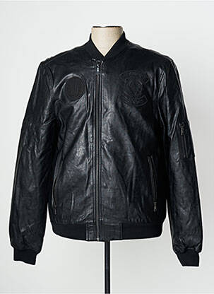 Blouson poches noir SIX VALVES homme