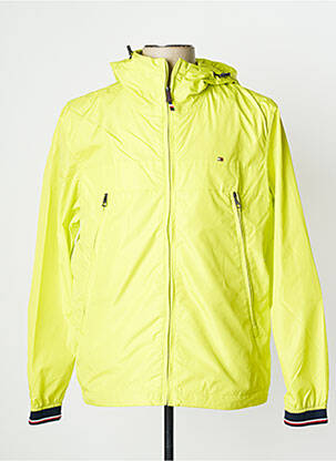 Imperméable poches sans capuche jaune TOMMY HILFIGER homme