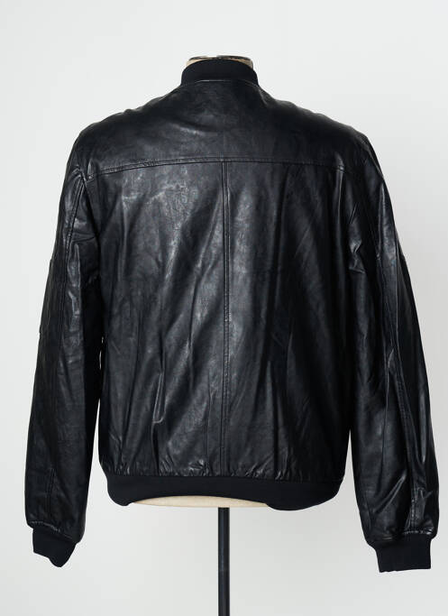 Blouson noir SIX VALVES homme