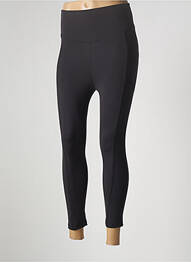 Legging effet matière satinée taille haute noir DEFACTO femme