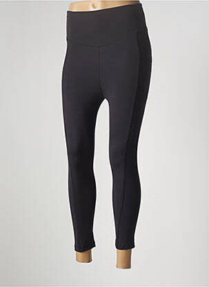 Legging effet matière satinée taille haute noir DEFACTO femme